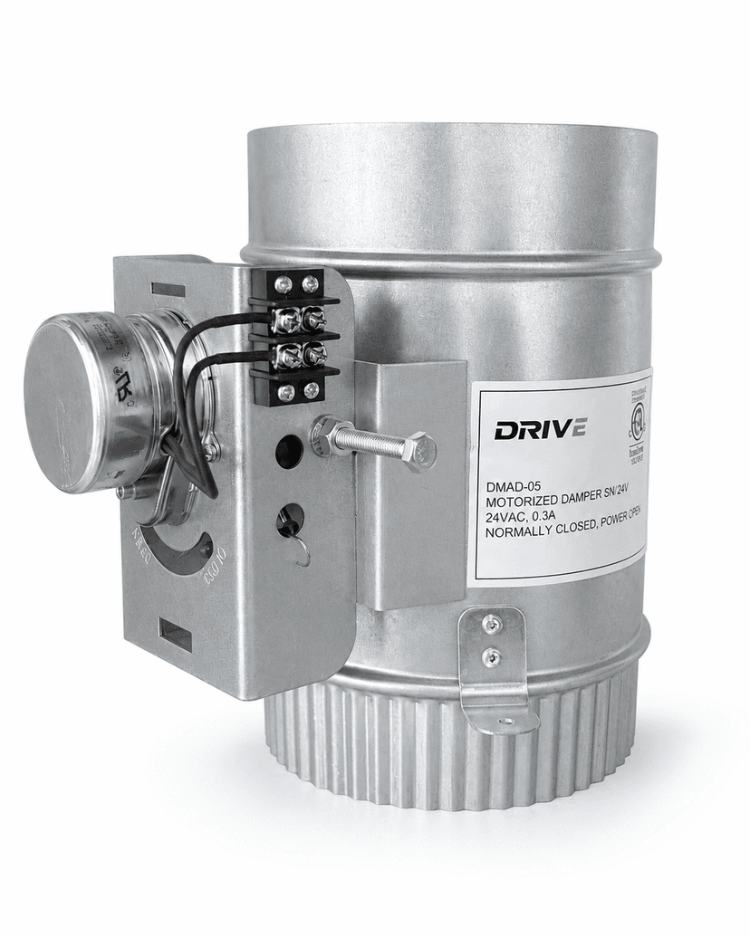 5" MOTORIZED DAMPER DMAD-05