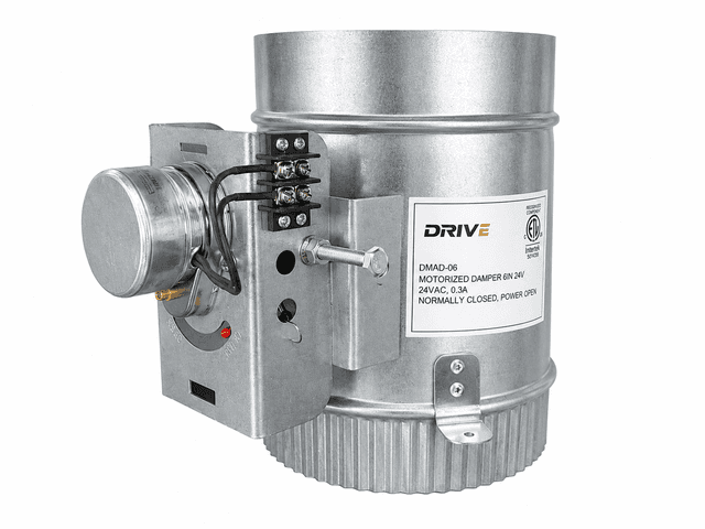 6" MOTORIZED DAMPER DMAD-06