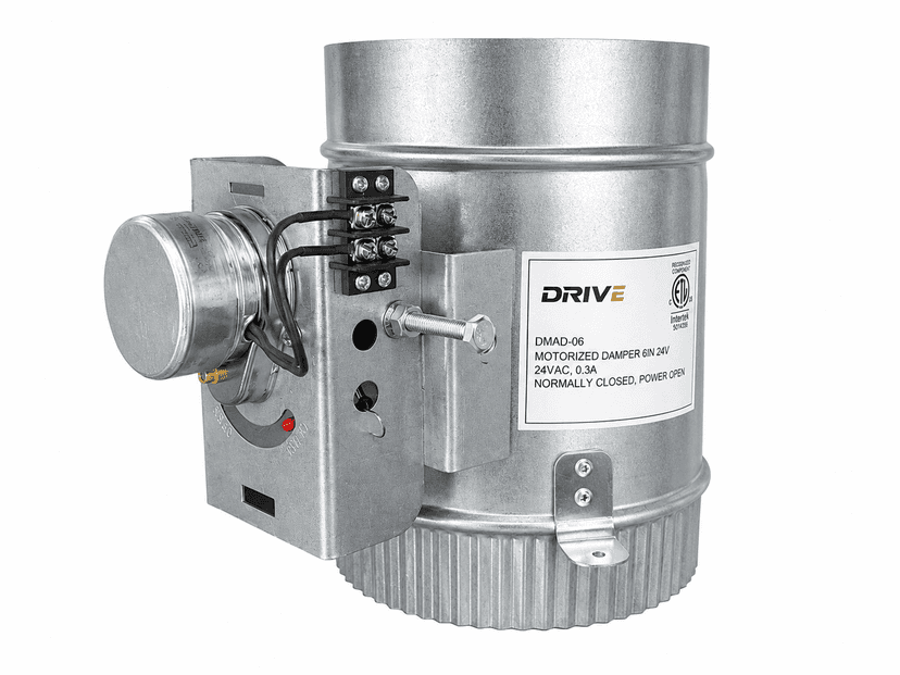 6" MOTORIZED DAMPER DMAD-06