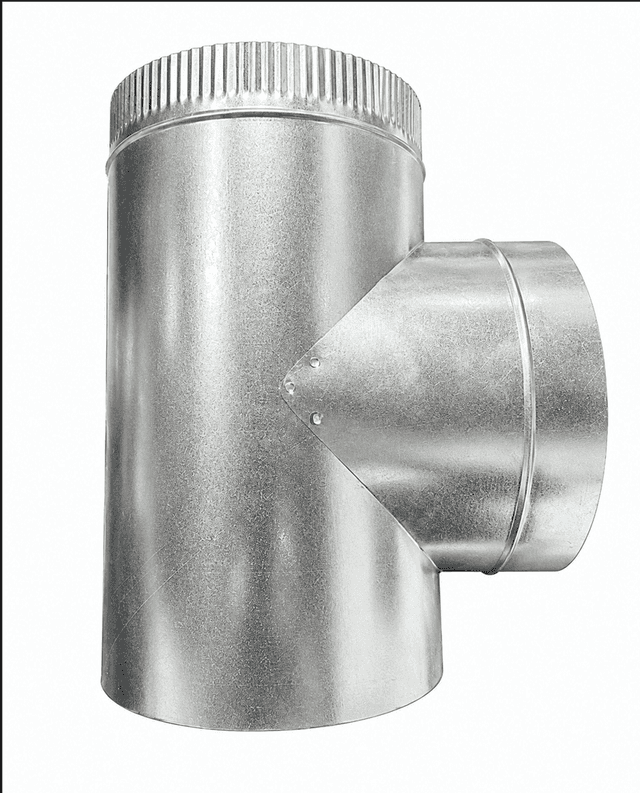 8" Galvanized Tee