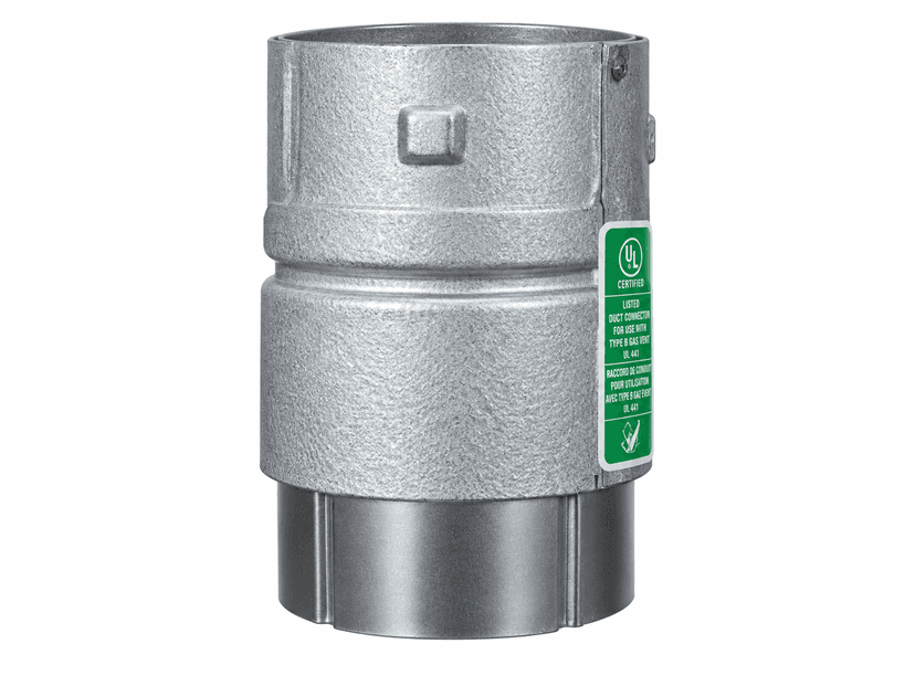4" Res. Draft Hood Connector
